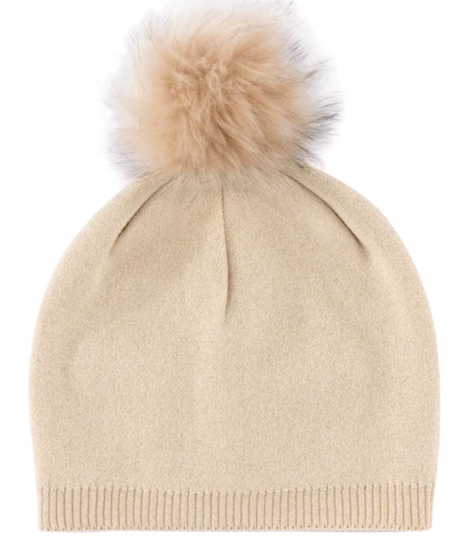 Maya Slouch Hat - Champagne