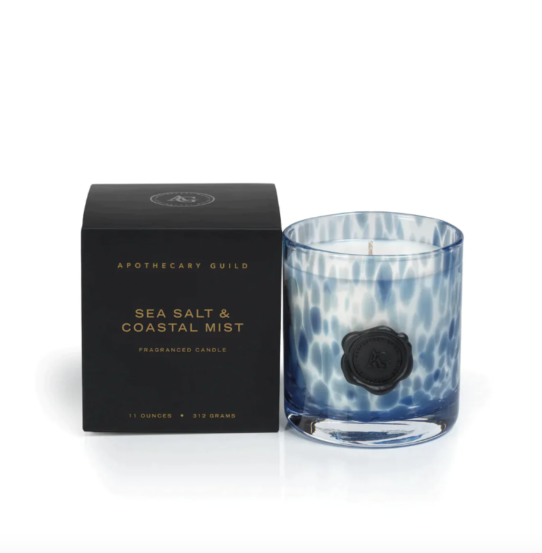 AG Opal Glass Candle - Sea Salt & Coastal Mist