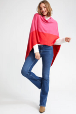 Madeleine Travel Poncho - Fire
