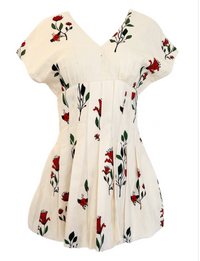 Ava Dress - Red Rose