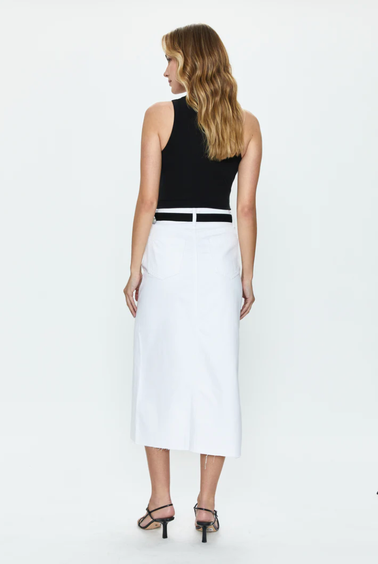 Alice Midi Skirt - White