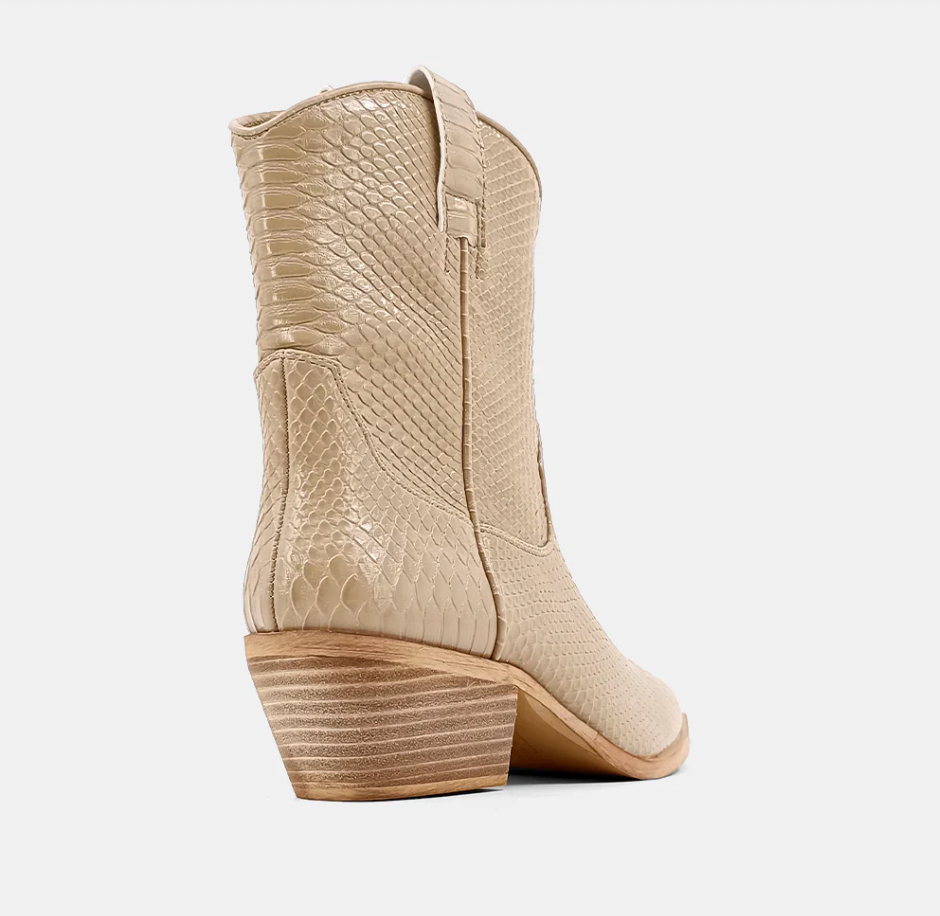 Zou Zou Boot - Taupe Snake