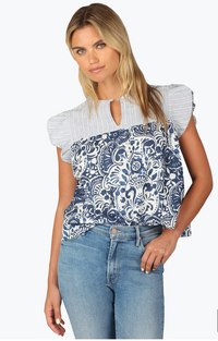 Bella Top - Chambray