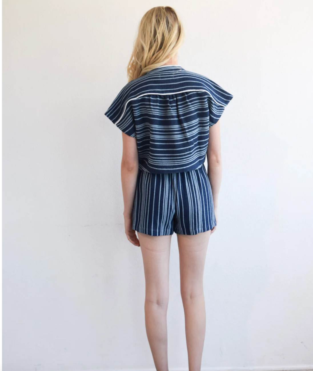 Navy Pull On Short