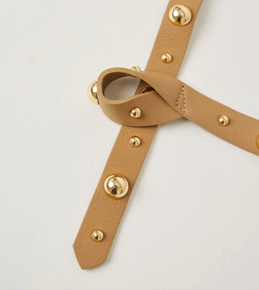 Tilly Moto Belt - Vacchetta Gold