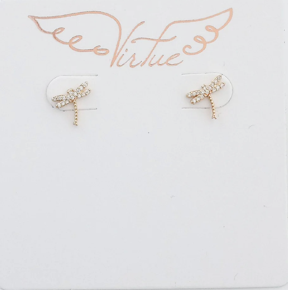 Dragonfly Stud Earring