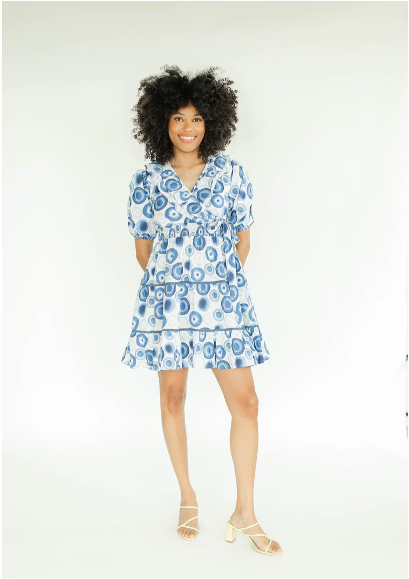 Lehua Dress - Wedgewood