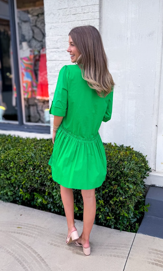 Cammie Dress-Green