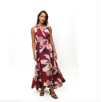 Vela Maxi Dress - Plum Jungle