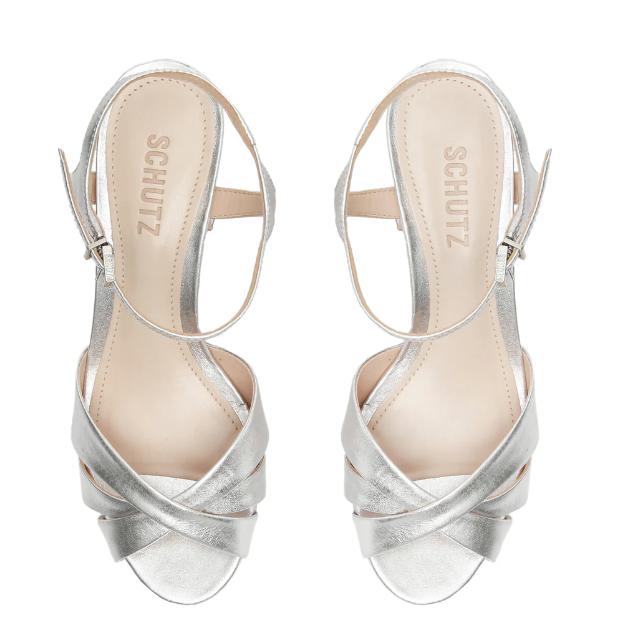 Keefa Platform Sandal - Silver