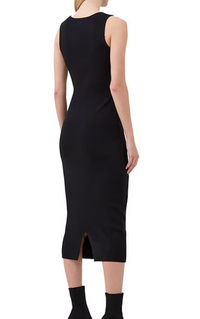 Mozza Square Neck Midi Dress