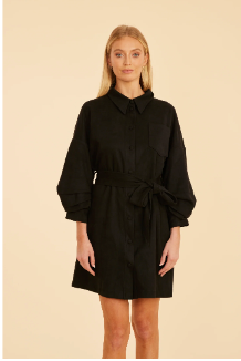 Suede Ruched Sleeve Dress