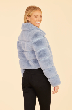 Blue Mist Fur Jacket