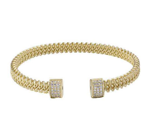 Gold Flex Mesh Cuff