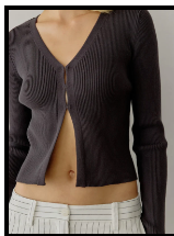 Allegra Top-Charcoal