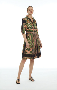 Kelly Dress-Etro Sage