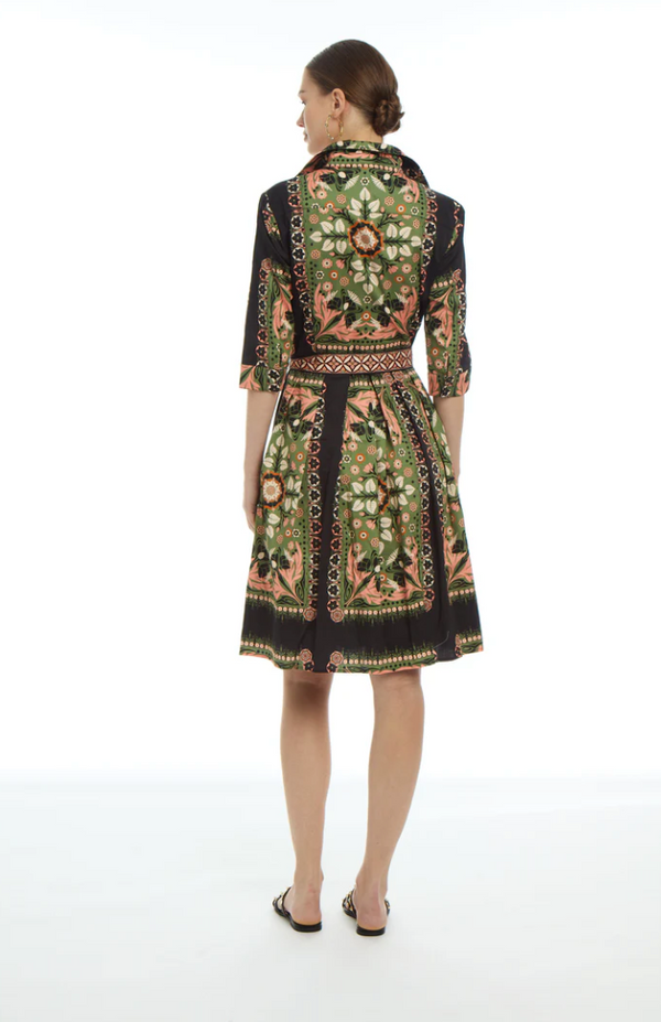 Kelly Dress-Etro Sage