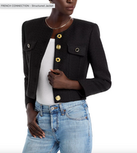 Structured Jacket-Black