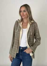 Drew Blazer-Brown Plaid