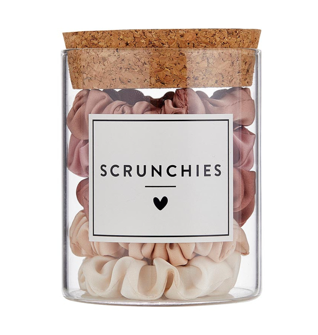 Satin Scrunchies Jar - Blush Ombre-Small