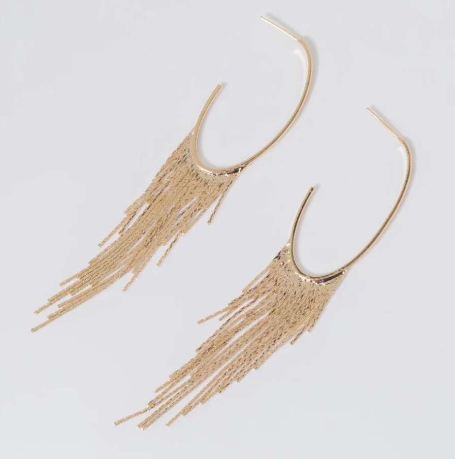 Flamingo Earrings-Gold