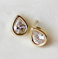 Bridget Stud Earring-Gold