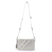 Meme Crossbody Bag - Silver Pebbled