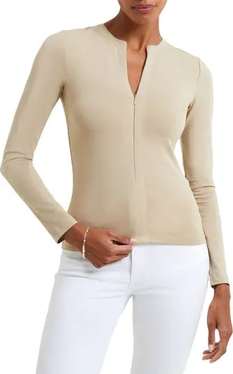 Zip It Top - Taupe