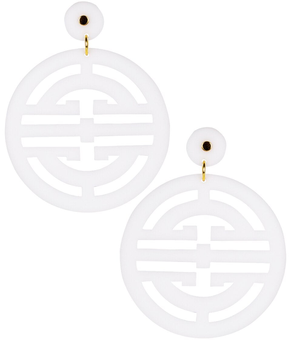 Zoey Earring - White