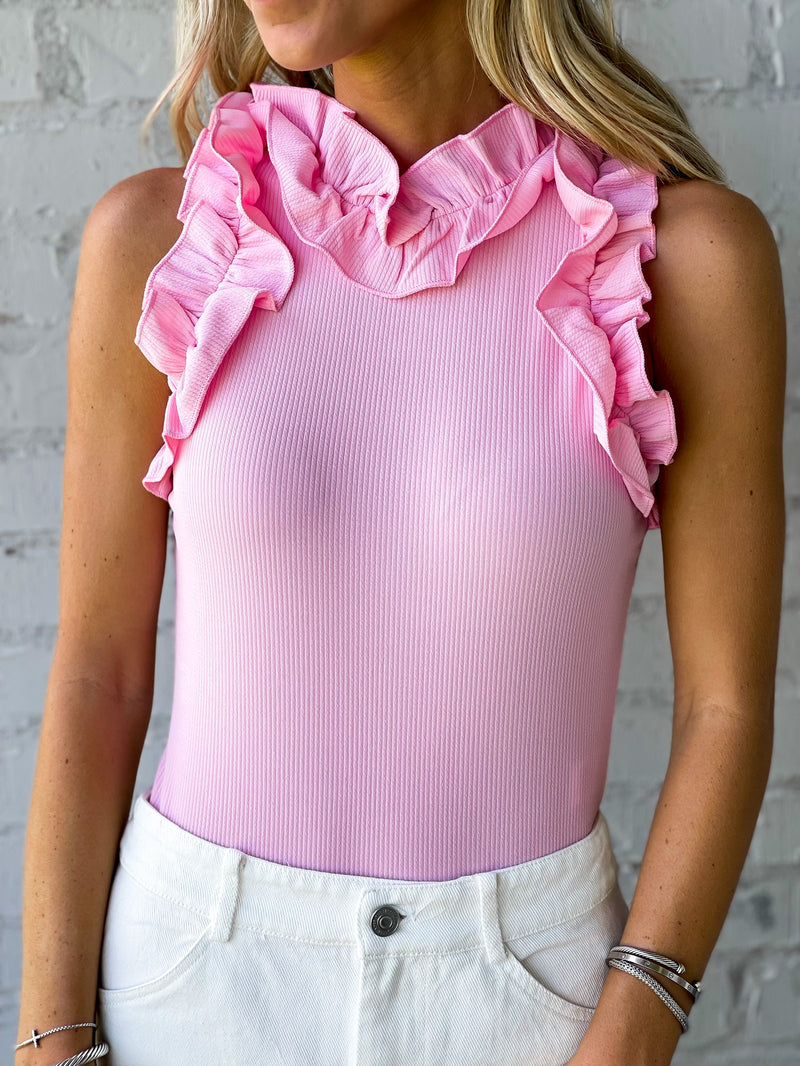 Southern Belle Bodysuit - Pink