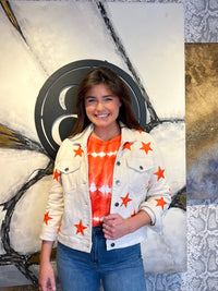 Orange Star Denim Jacket