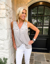 Safari Tank Top - Clay