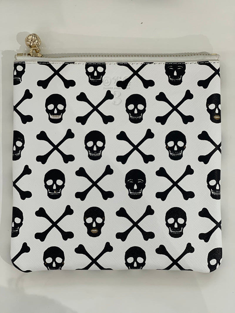 Holly Skull Accessory Bag