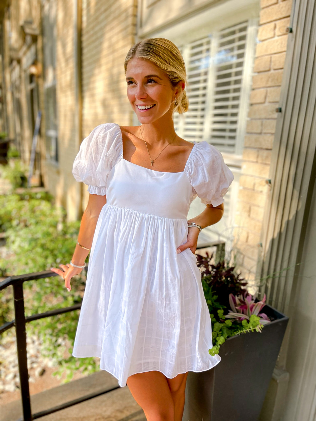 White Out Mini Dress