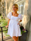 White Out Mini Dress