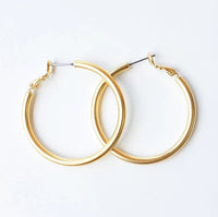 Large Gold Hoop Earring