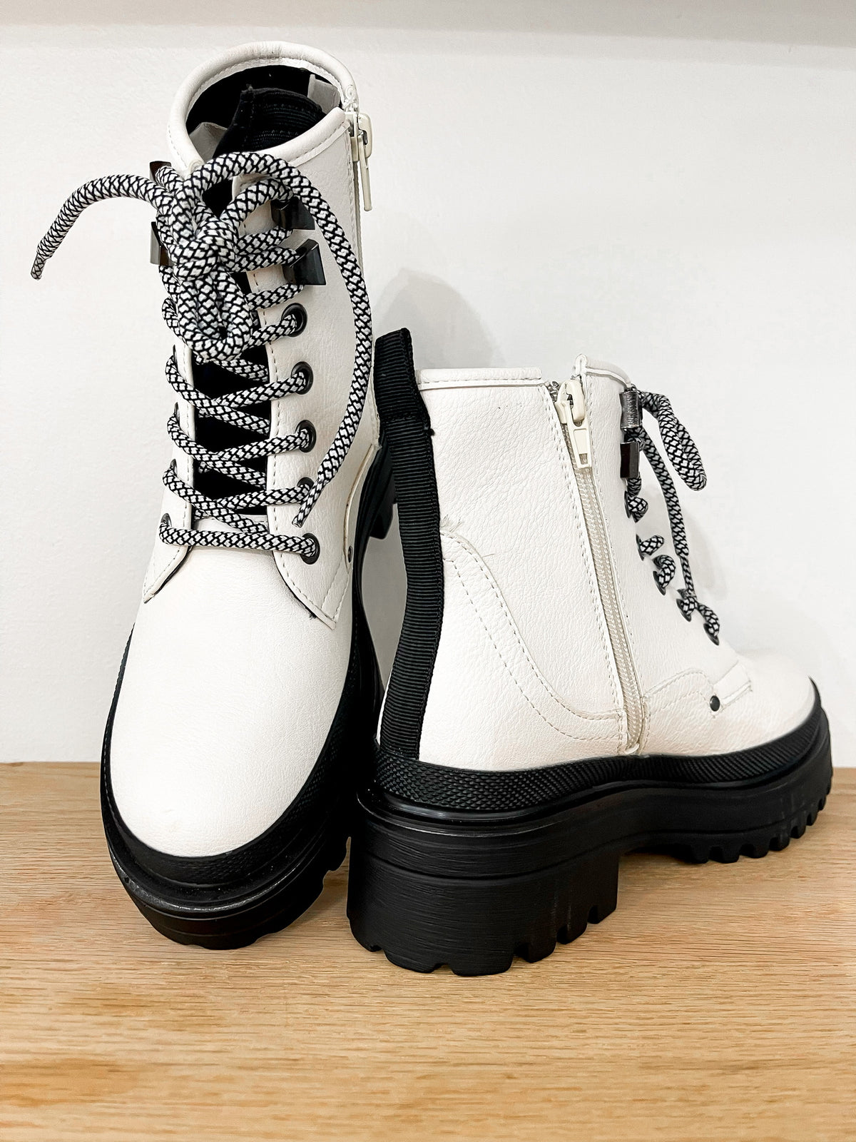 Lace Up Combat Boot