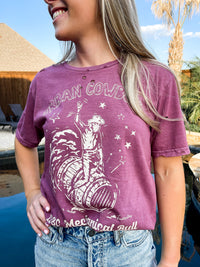 Urban Cowboy Tee-Berry