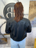 Stormy Skies Faux Leather Jacket