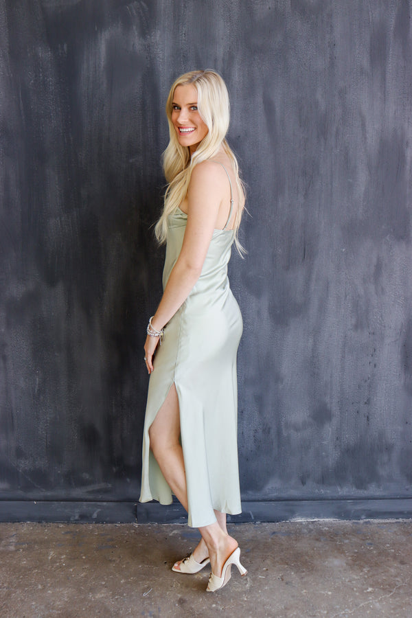 Sage Midi Dress