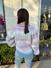 Lavender Cable Sweater