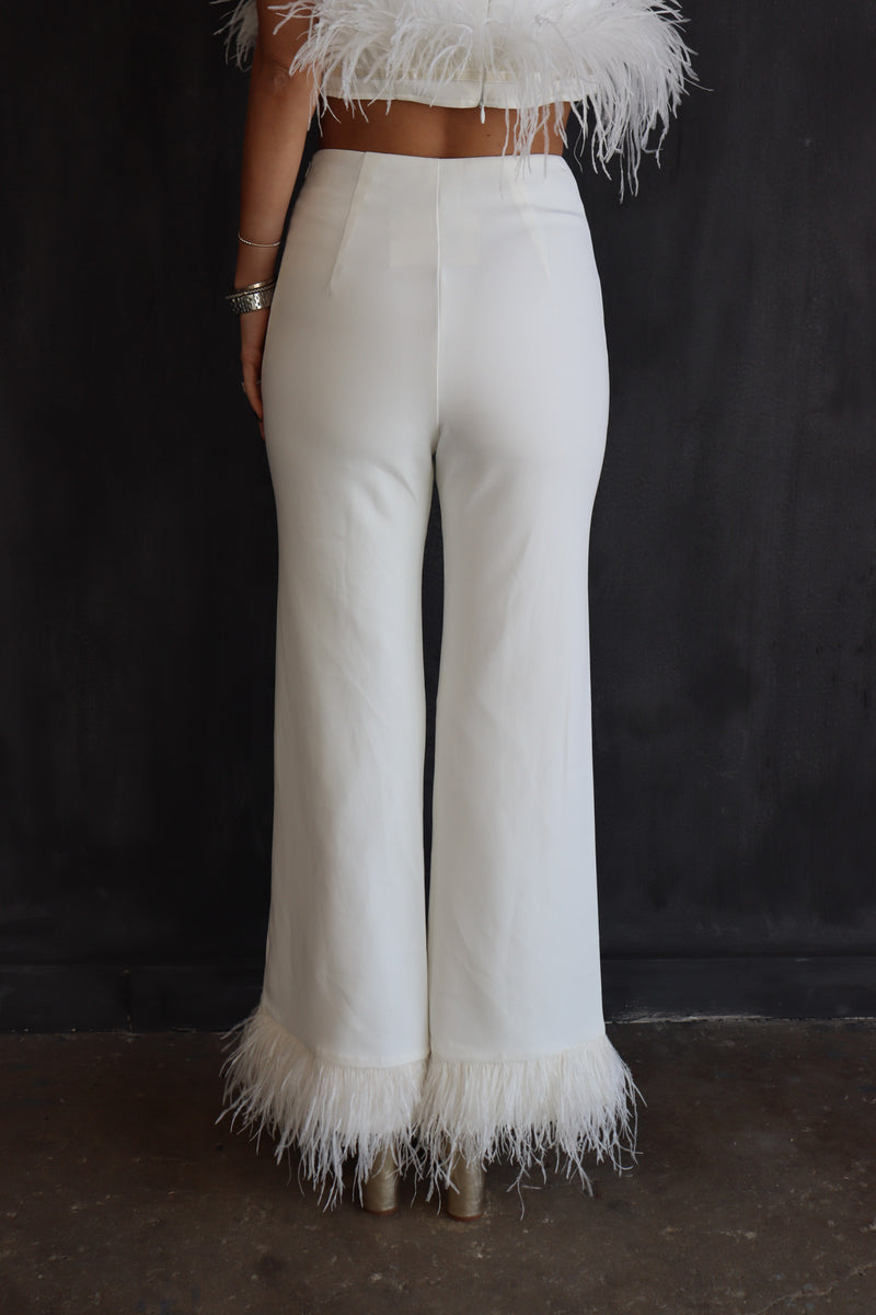 Birds Of A Feather Pant - White