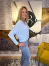 The Go Anywhere Top - Airy Blue