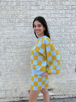 Check Mate Knit Short Set