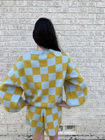 Check Mate Knit Short Set