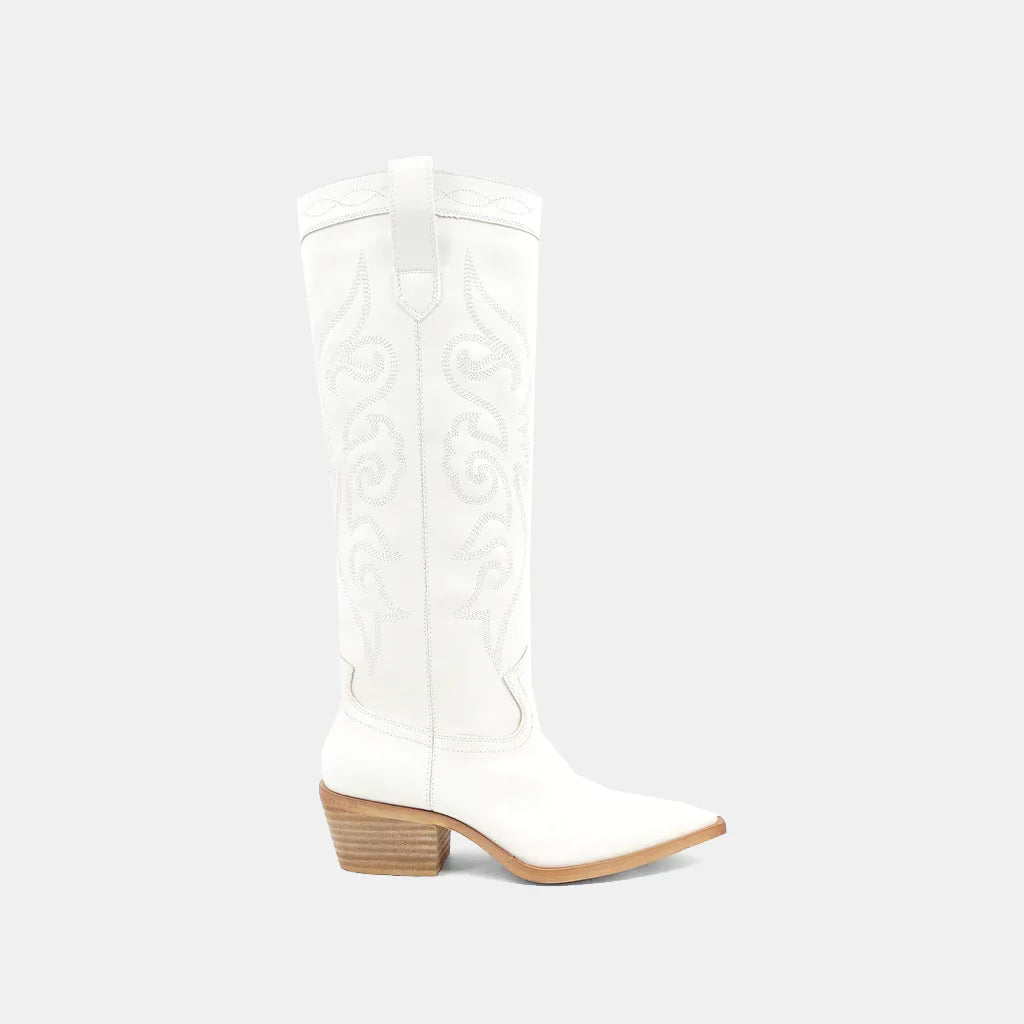 Zaire Cowboy Boot - White