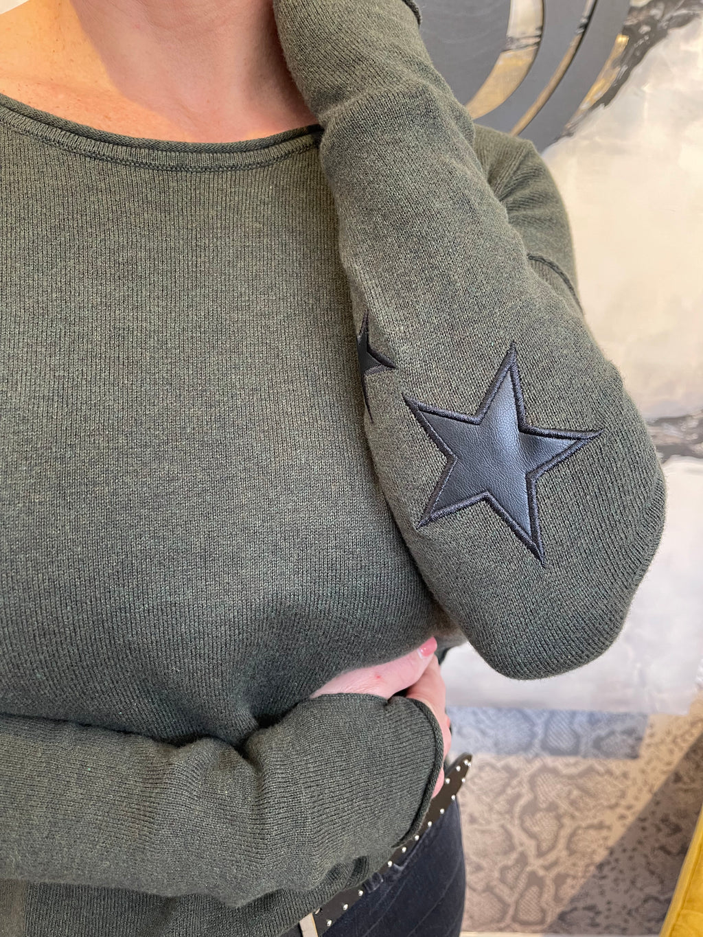 Military Stars Sweater