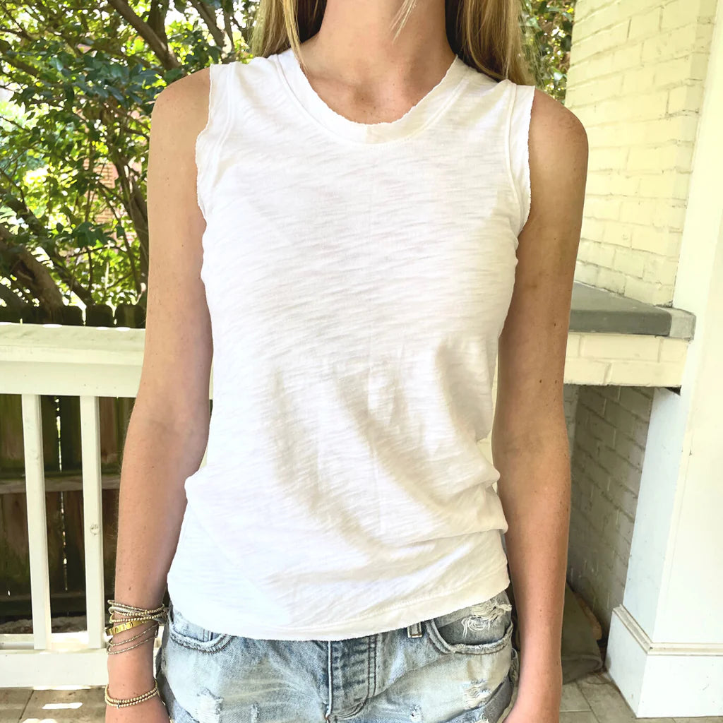 Rockstar Tank Top - White