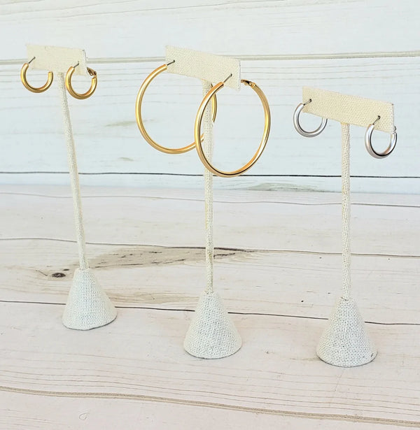 Large Gold Hoop Earring