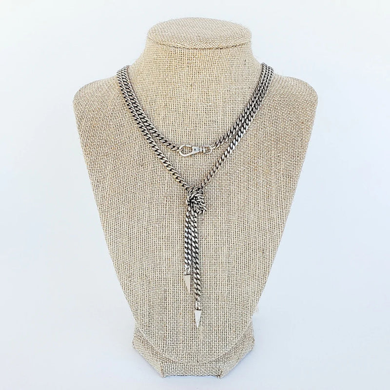Knotted Necklace - Silver